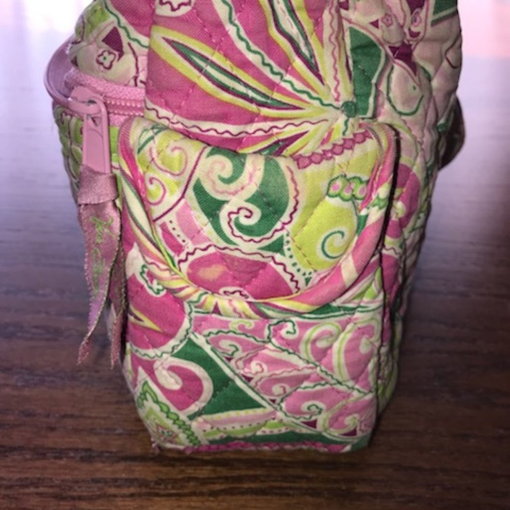 Pinwheel Pink Large Maggie Shoulder bag *RETIRED* perfect for electronic tablet - Picture 6 of 8